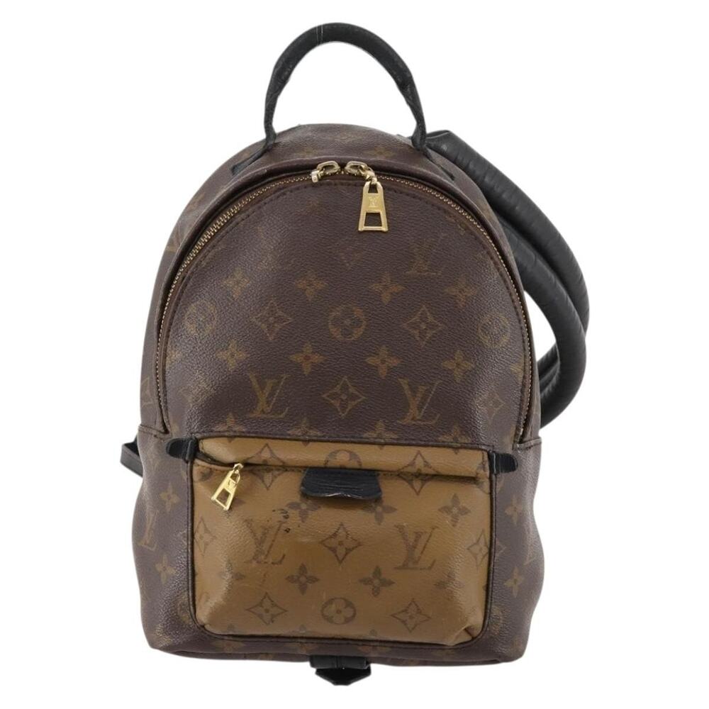 Louis Vuitton Monogram Reverse Palm Springs PM Backpack Brown